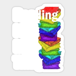 Reading Is My Thing Sticker